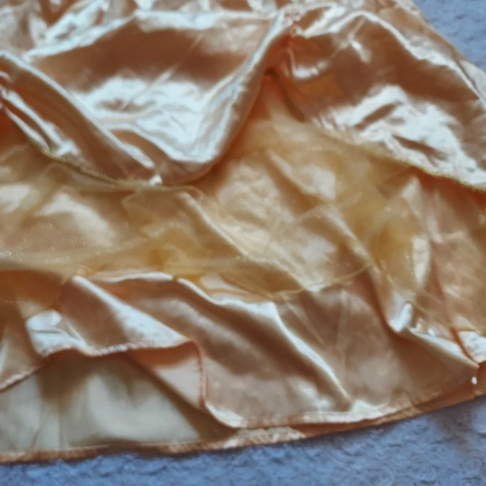 Disney's Belle Shiny Gold Fairy Princess Ballgown Dress Up youth 9/10 Party